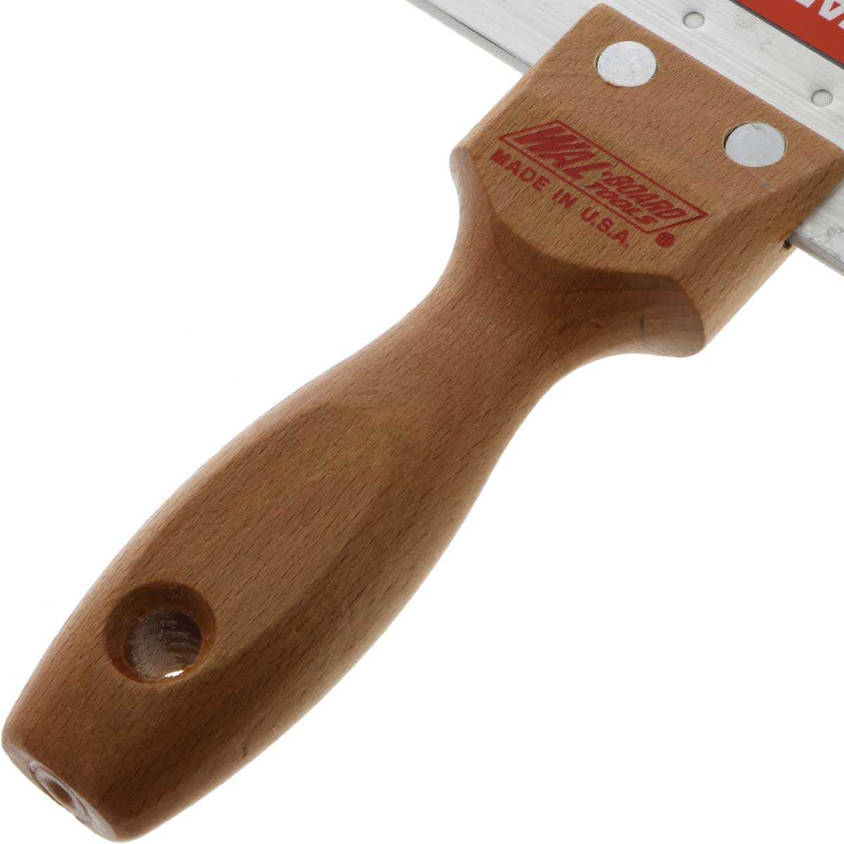 WalBoard 24" JK Wood Handle Blue Steel Drywall Taping Knife 18009